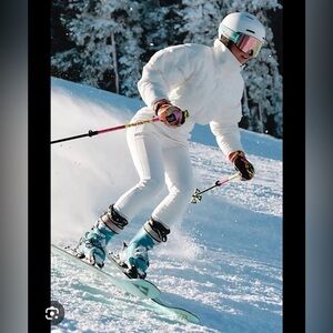 FP Movement Downhill Diva White Ski Suit Jacket and Pants Set Size XSmall